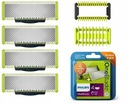 4x PHILIPS OneBlade QP240 QP2520 + CAP