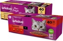 WHISKAS Vrecúško pre dospelých 2x40x85g Mix príchutí