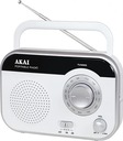 AKAI PR003A-410 RÁDIO JEDNOTKA BIELA ​​ANALOGOVÁ