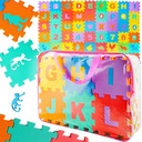 FOAM PUZZLE veľká XXL edukačná podložka 72 ks.