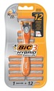 BIC HYBRIDNÝ holiaci strojček 12 NÁPLŇOV