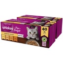 WHISKAS mokré krmivo pre mačky kuracie morčacie hydina kačica v želé 2x40x85g