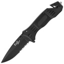 Núdzový zatvárací nôž s klipom EDC MFH Fox Outdoor Black