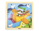 Viga 44632 Puzzle na podložke, 9 dielikov -