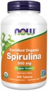 Now Foods Spirulina Organic 500mg detoxikácia 500 tabliet