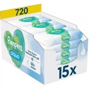 PAMPERS HARMONIE AQUA VLHČENÉ Utierky 15x48