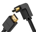 UGREEN HD103 HDMI - HDMI kábel uhlový, 4K, 1 m (čierny)