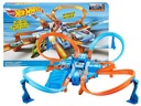 HOT WHEELS TRACK SET TWISTED CRASH TRACK s rampami, slučkou a križovatkou