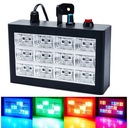 FAREBNÝ TELEFÓNNY STROBESKOP 3 FARBY DISCO REFLEKTOR 12 LED RGB ZVUKOVÝ SENZOR