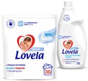 Lovela Baby set Biele a farebné kapsule 38 ks + aviváž 2l