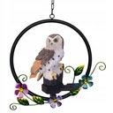 Solárna lampa OWL LED LARGE Waterproof Garden