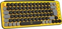 Čierna a žltá klávesnica Logitech POP Keys