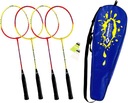 BADMINTON SET 4 RAKETY TAŠKA NILS SHOOTERS