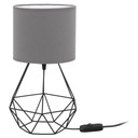 Stolná lampa NOCNA LOFT LAMPSHADE, šedá