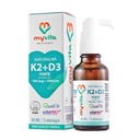 MYVITA VITAMÍN K2 + D3 FORTE (100/2000 IU) 30 ml