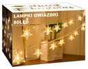 LED STAR VIANOČNÉ SVETLÁ - TEPLÉ BIELE 230V