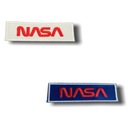 2 ks NASA Patch Thermo vyšívané 90x30mm