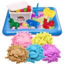 BibiMoon Kinetic Sand 5kg SADA KRABIČKY NA PIESKOVÉ FORMY