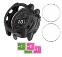 2 X Glass 9H+ puzdro pre Garmin Fenix ​​​​7X / 7X Solar