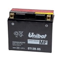 Unibat CT12B-BS, YT12B-BS batéria, 11AH 125A