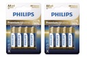 PHILIPS LR6 AA 1,5V PREMIUM Alkalické batérie 8 ks