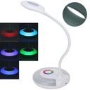 LED TOUCH SMD STOLNÁ LAMPA BIELA ​​FARBA USB