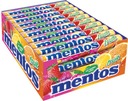 Mentos Fruit ovocné cukríky, kvapky, žuvacie dražé, 38g, 40 kusov