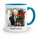 MODRÝ HRNČEK FUNNY PIS JAROSŁAW KACZYŃSKI