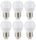 6x E27 LED žiarovka 4,5W=35W - 420lm Teplá biela