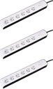 Zásuvky HAMA Surge Power Strip 6x3