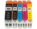 5x ATRAMENT PRE CANON PIXMA TS6300 TS6350 TS6351 TS8100 PGI 580 CLI 581 PREMIUM