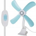 Stolný ventilátor s klipsovým kancelárskym ventilátorom 48 cm