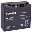 BATÉRIA AGM VRLA ACUMAX AV AV22-12 12V 22AH AV22 UPS APC ALARM