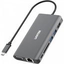 HUB 8-v-1 D1019A USB3.1 Type-C + 2xUSB + HDMI + VGA