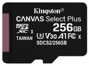 Pamäťová karta KINGSTON Canvas microSDXC 256GB