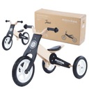 MOOVKEE BALANCE BIKE TROJKOLKA drevená JANE 2v1