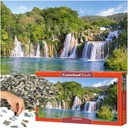 CASTORLAND Puzzle skladačka 4000 dielikov Vodopády Krka, Chorvátsko - Vodopád