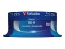 VERBATIM Blu-Ray BD-R DataLife disky 25GB 6x 25ks