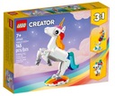 LEGO Creator 31140 Čarovný jednorožec 3v1 Morský koník Vtáčia labka 7+