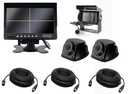 7 QUAD monitor + cúvacia kamera + 2 bočné + káble