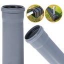 Aquabin PP PIPE na drenážnu konštrukciu 110mm, hrdlo 1m