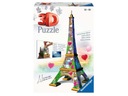 RAVENSBURGER 3D puzzle Eiffelova veža Love Edition