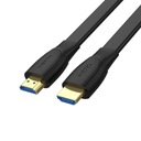 Unitek C11063BK-1M Vysokorýchlostný kábel HDMI 2.0, 4K 60Hz, plochý, 1m