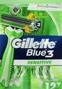 Jednorazový holiaci strojček Gillette Blue3 SENSITIVE A'12