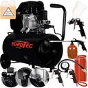 OLEJOVÝ KOMPRESOR 3,8HP 24L + XXL EUROTEC SET