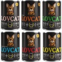 Lovcat - Cat Food - zmes príchutí 6x400g