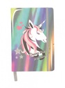 HOLOGRAPHIC Notebook s gumou A5 Unicorn CHANCE