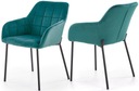 Prešívaná stolička Loft 503C Dark Green Velvet