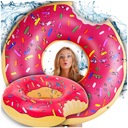 NAFUKOVACIE KOLESO VEĽKÝ VODNÝ MATRAC NA BAZÉN DONUT KOLESO 120CM XXL