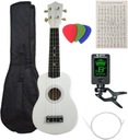 DREVENÝ SOPRAN UKULELE KRYT KOCKY TUNER